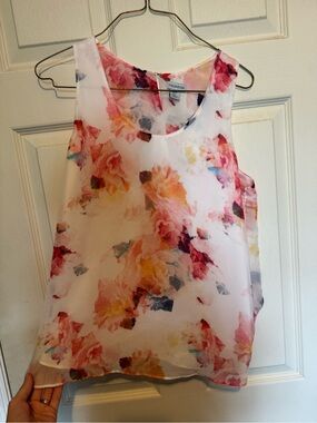 Portmans Pink Floral Watercolor Camisole